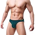ZAIGGUT Mens Bikini Briefs Underwear with Bulge Enhancing Pouch Stretch Stripes Low Rise Underpants for Men 1 to 3 Pack