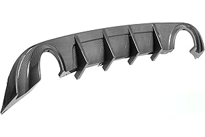 BEOC Rear Diffuser for 2015-2024 Dodge Charger GT R/T SRT Scat Daytona Models Rear Bumper Lip Splitter Valance (Non-Widebody Model) - Carbon Fiber Style