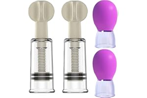 4pcs Portable Nipple Corrrectors For Flat or Inverted Nipples, Vacuum Suction Cupping Device For Breastfeeding Women
