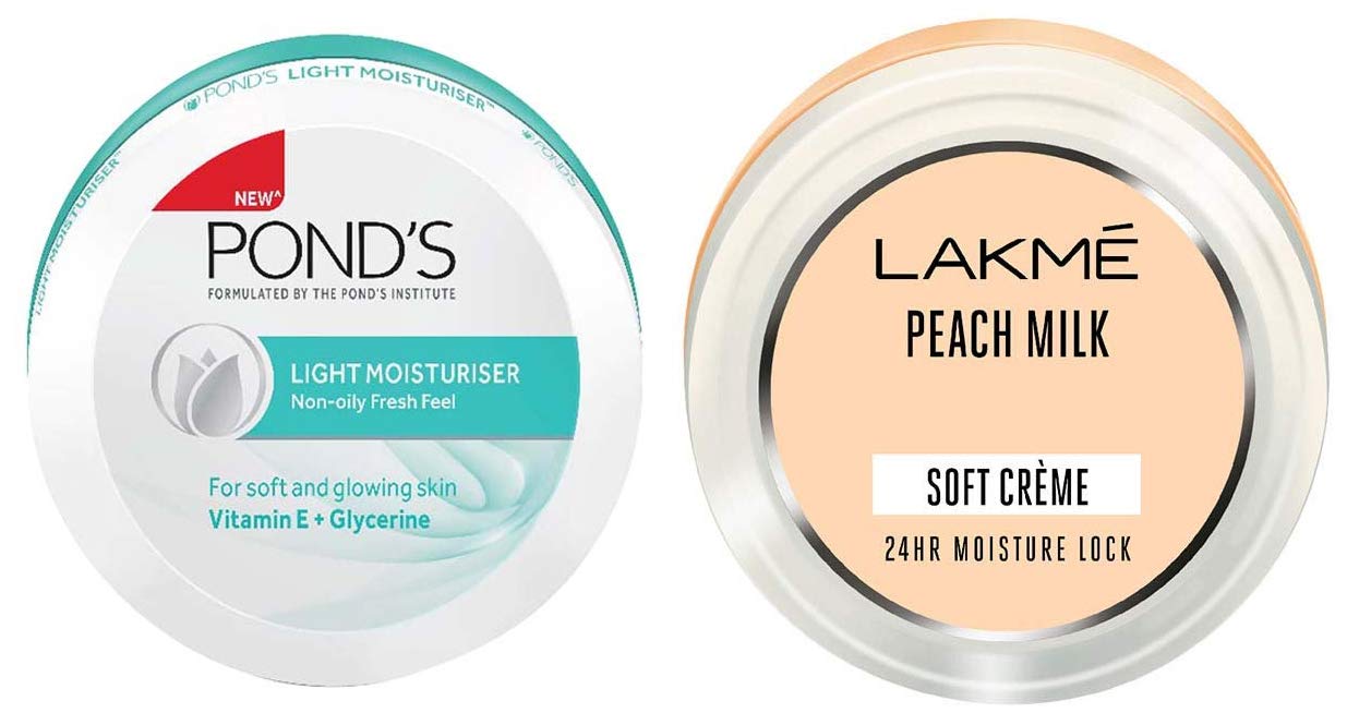 ponds peach milk cream