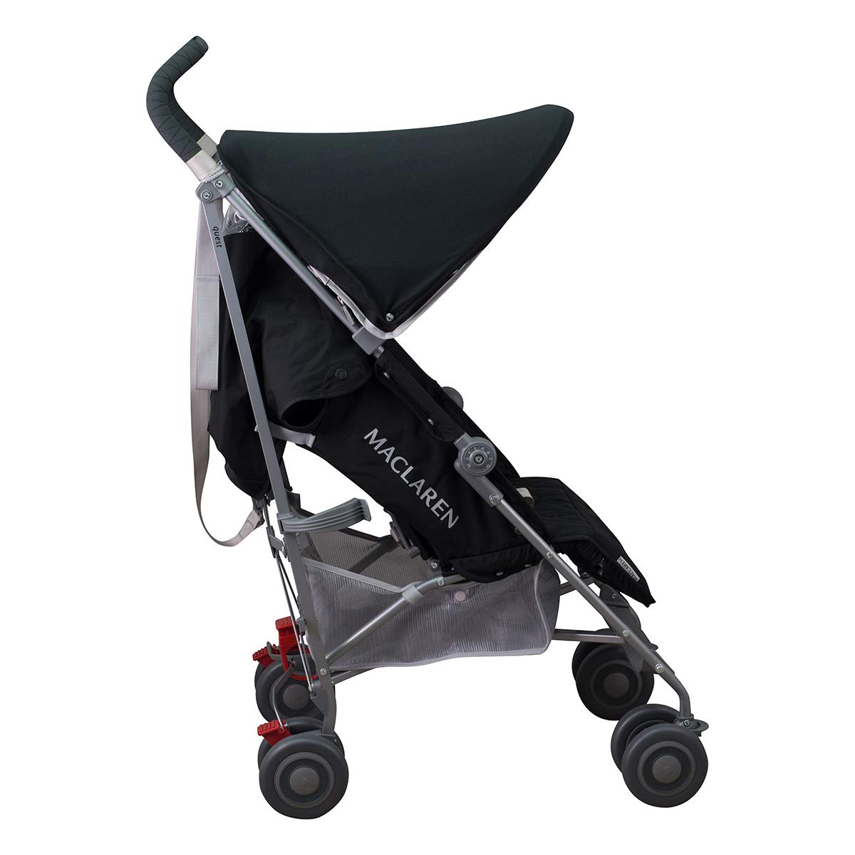 Housse De Pluie Transparente Pour Poussette Maclaren Quest - PVC Épais 250 Microns, Protection Vent/Pluie, Ventilation