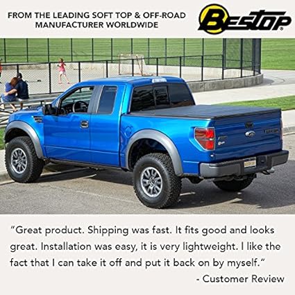 Lund 90072 Black Vinyl Genesis Snap Tonneau Cover For Ford F 150 5 5 Ft Bed