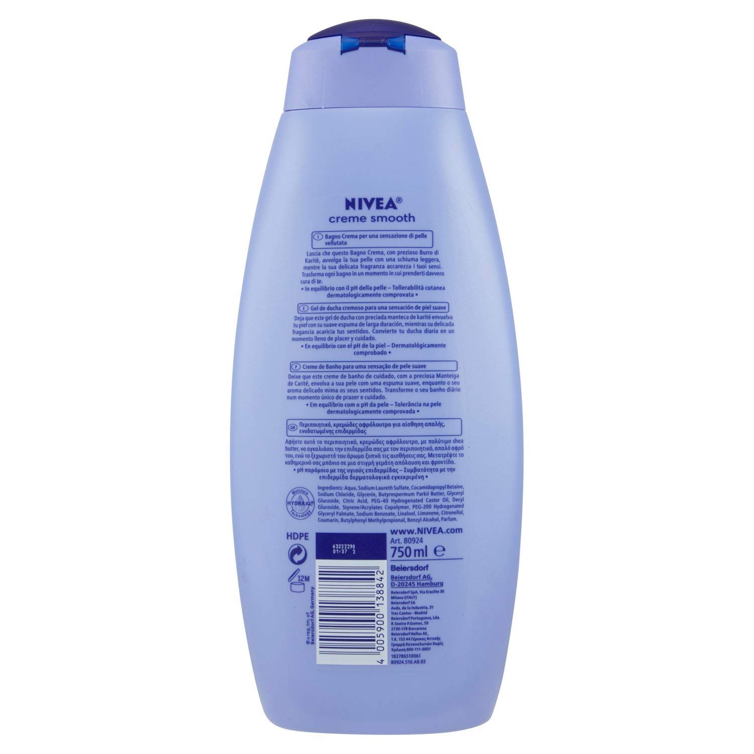 nivea shower cream 750ml