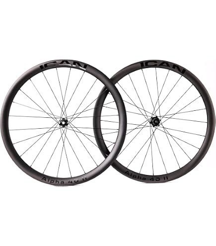 Amazon.com : ICAN FL38 Max Carbon Disc Road Bike Wheelset 700C