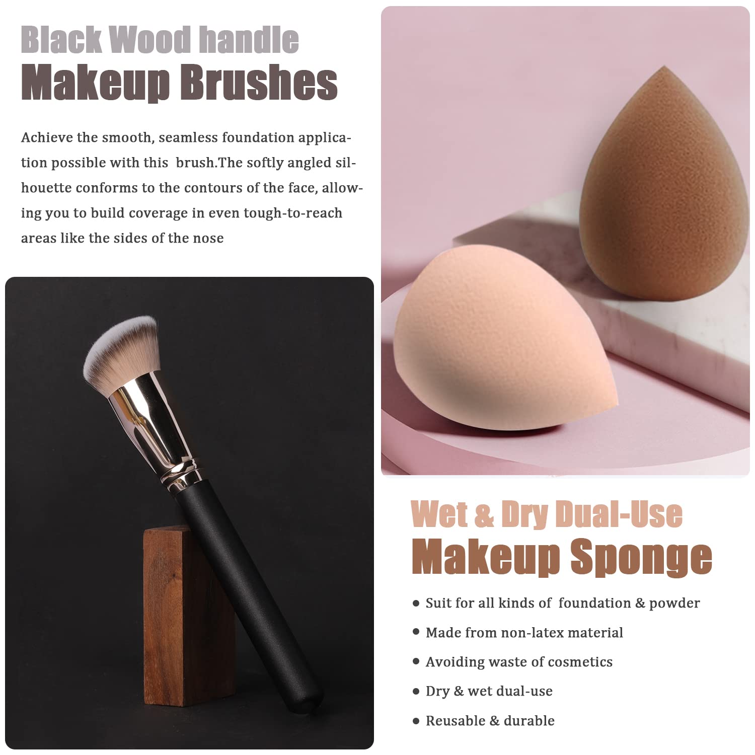 All in One Makeup Kit for Women Full Kit, Make Up Gift Set for Women Teens Girls, Includes 12 Colors Eyeshadow, Foundation, Lipstick, Mascara, Brush, Sponge, Brow Powder, Brow Soap, Eyeliner Stamp