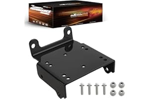 maXpeedingrods Winch Mount Kit for Suzuki King Quad 450/700 / 750 All 2008-, Winch Mount Bracket for 500 AXI 2009 & 2011-2024