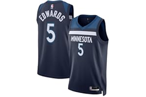 OUTERSTUFF Anthony Edwards Minnesota Timberwolves NBA Kids Youth 8-20 Navy Icon Edition Swingman Jersey