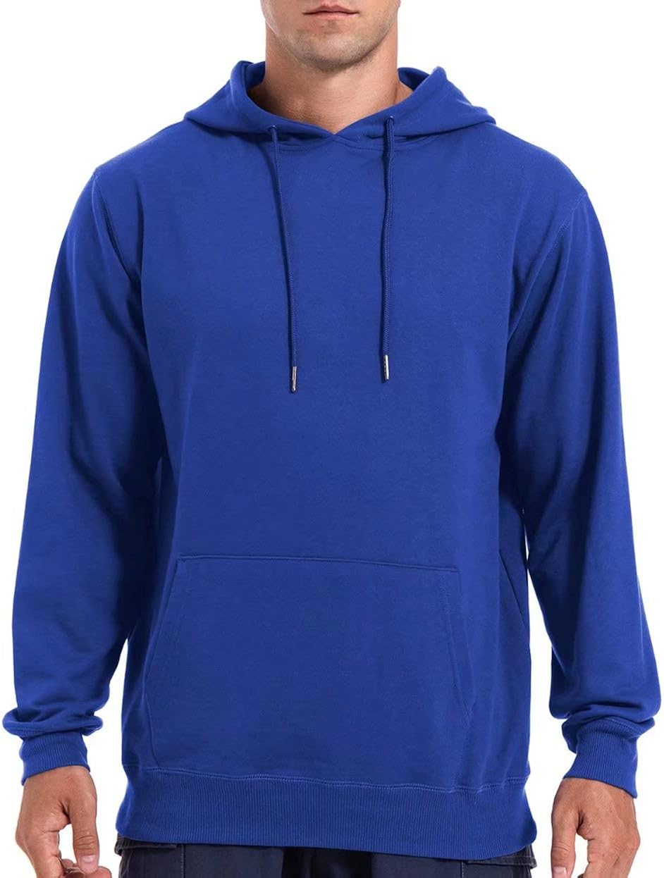 QUALFORT Men's Pullover Hoodie: Clothing