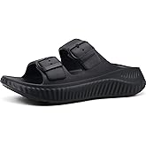 KuaiLu Womens Recovery Sandals With Comfortable Plantar Fasciitis Arch Support, Orthotic Adjustable Thick Cushion Sport Slides Reduces Stress on Feet, Joints & Back Post-Exercise