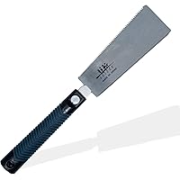 SUIZAN Japanese Ryoba Pull Saw 7 Inch Double Edge Hand Saw for Woodworking