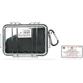 Pelican 1020 Micro Case (Black/Clear)
