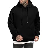 TUREFACE Men's Hooded Sweatshirts Long Sleeve Winter Hoodies Pullover Sweatshirts with Pockets