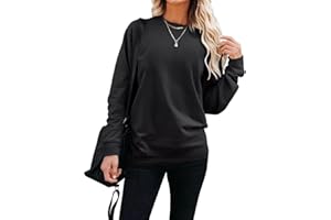 INFITTY Women Long Sleeve Crewneck Sweatshirt Mama Graphic Casual Loose Solid Color Pullover Sweater Tops Fall Outfits