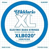 D'Addario .020 Plain Steel Long Scale Bass String view 1