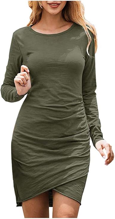 wrap t shirt dress