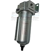 THB 1/2" Heavy Duty Particulate Filter Moisture Trap Water seperator w/Auto Automatic Drain