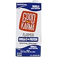 Good Karma Non Dairy Vanilla Flaxmilk (32 oz Carton) Vegan Protein Packed & Lactose Free Plant Based Milk Alternative