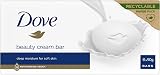 Dove Original Beauty Bar Soap 6x 90g with ¼ Moisturising Cream for Soft Skin view 1