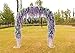 COOBL 3.6 Ft Realistic Romantic Classic Artificial Fake Wisteria Vine Ratta Silk Flowers for Garden Decoration DIY Living Room Hanging Plant Vine Home Party Wedding Simulation Decor 12 Pcs (Purple)
