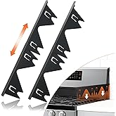 Stainless Steel Stove Gap Covers (2PCS),Stove Gap Filler,Range Trim Kit,Stove Gap Guard for Kitchen Oven Between Stovetop and