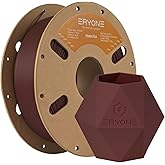 ERYONE Matte 3D Printer PLA Filament 1.75 +/- 0.03mm, Matte Filament PLA 1KG(2.2LBS) Spool, Ruby Red