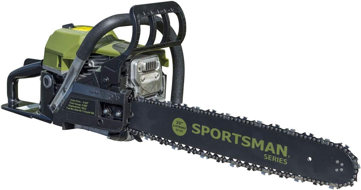 Buffalo Tools GCS5220 52Cc Gas Chain Saw 20" Blade, Green, 20x5x11