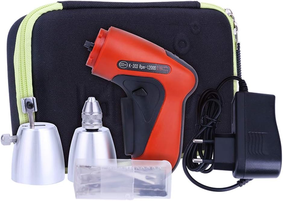 Loboo Idea Electric Lock Pick Gun, Cordless Electrical Lock Pick Gun Locksmith Tool Kit with 25pcs Lock Pick Tools Easily Open Locks (Electrical Lock Pick Gun, KLOM)