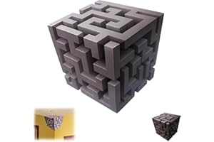 Impossible Corners 3D Optical Illusion Wall Decal, Large Removable Graphic, Peel & Stick Corner Art for Living Room, Office, 