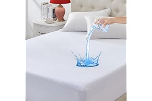MILOLL King Zippered Mattress Protector,(9"-12" Depth) Premium 100% Waterproof 6-Sided Mattress Encasement for Bed Protects Against Liquids, Dust, Hypoallergenic Mattress Cover, Breathable & Noiseless