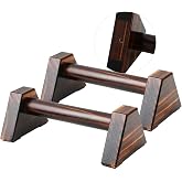 Push-up Stand, 2 PCS Wood Pushup Bars Non-Slip Base Exercise Home Workout Equipment, 30CM Wooden Parallettes Handle Stands Grip for Men Strength Training, Planks Calisthenics