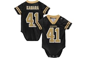 Outerstuff NFL Newborn Infants Team Color Name and Number Home Player Creeper Bodysuit Jersey