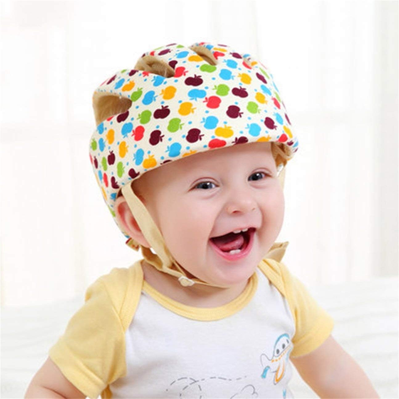 Hipengyanbaihu Casque De Securite Pour Bebe Bonnet De Protection En Coton Pour Bebe Bonnet De Protection Pour Nouveau Nes Garcons Filles Bonnet Anti Choc Anti Choc Couleur Fleur De Pomme Sports Et Loisirs Protections Iplanmovilidad Com