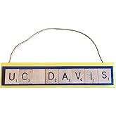 AGGIES UC Davis University of California Christmas Ornament Letters Tiles