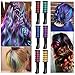 Hair Chalk Comb 6pcs Shimmer Temporary Hair Color Cream, Birthday Gifts for Girls
