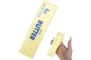 Squish Toys, Slow Rebound Cute Butter Squeeze Stress Balls, 5.7x1.6 inch Stress Relief Sensory Toys for Adults Kids, Balls