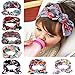 Itaar Baby's Headband Hair Bands Set floral headwear with Cute Rabbit Ear - 7PCS