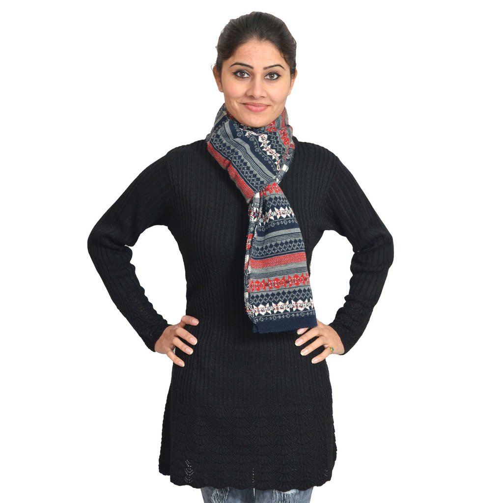 513 striped women's muffler