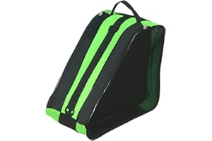 Gooyule Roller Skate Bag - Adjustable Shoulder Strap Ice Skate Bag for Girls, Boys & Adults - Large Capacity Fits Quad, Inline & Most Roller Skating Accessories