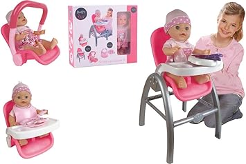 3 in 1 dolls high chair - Online 