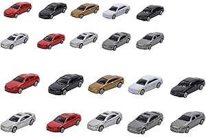 Generic 1:87 1:75 HO Scale Model Car, Layout, Landscape, Table Ornaments, Street DIY Projects, Mini Vehicle, Car, Diorama, La