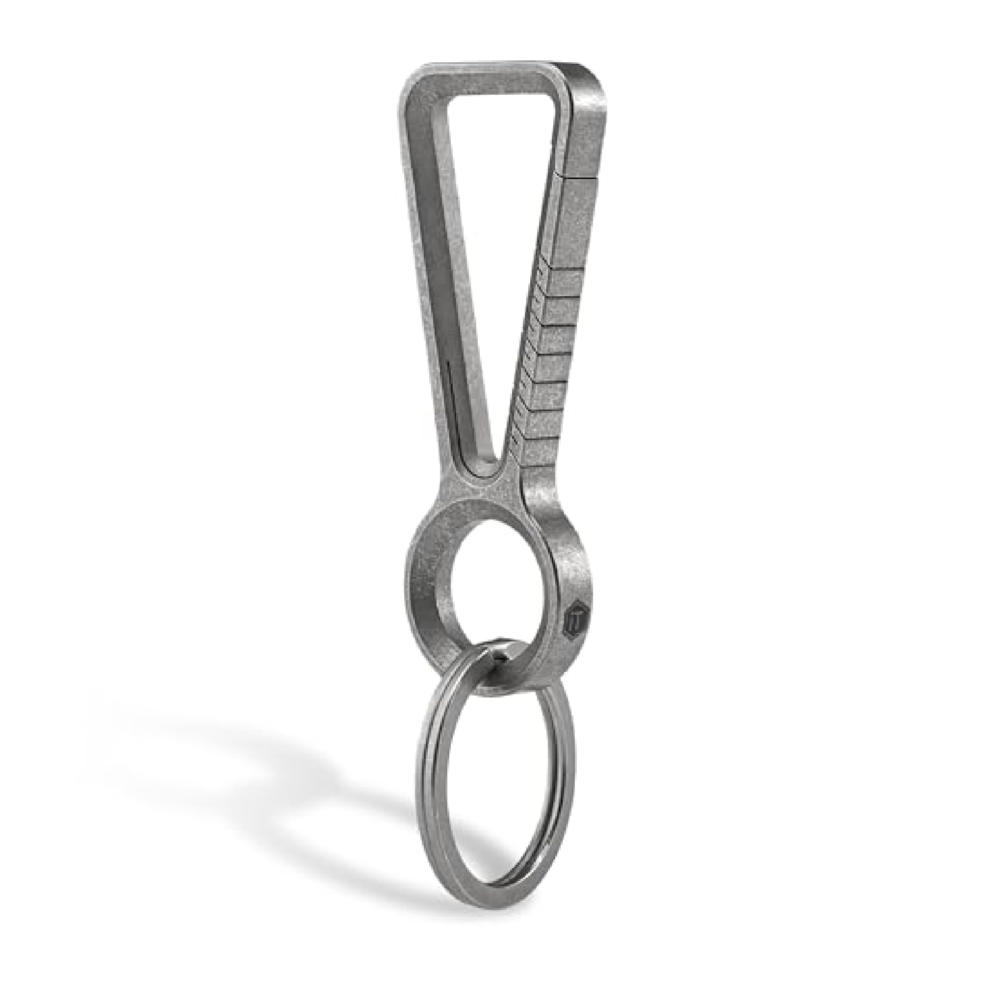 KeyUnity Titanium Carabiner Keychain Clip, Quick Release EDC Key Ring Clasp for Men & Women (KD00)