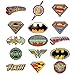 15 DC Comic Logo Stickers - Set of 15 Batman, Superman, Wonder Woman, Flash, Green Lantern Stickers