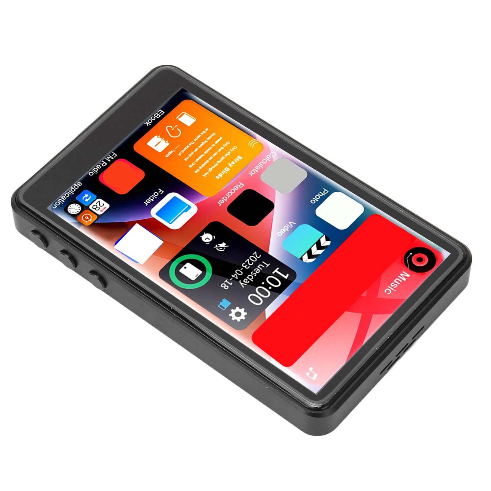 Full Touch Screen 4 Inch MP3 Player with HD Display, Noise Reduction, and Bluetooth for Daily Use (16GB RAM and 128GB Memory Card)