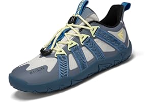 RUFONE Kids Hiking Barefoot Shoes Non-Slip Sneakers for Boys Girls Outdoor Trekking Walking Climbing Running Shoes