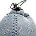 Original Lensball Bag - Protective Crystal Ball Bag - Space Grey Woven Neoprene with Velvet Interior - 80 mm