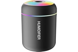 Humidifiers for Bedroom Aroma Diffuser Colorful Portable Small Humidifier for Aromatherapy, Suitable for Desk Bedroom Office 