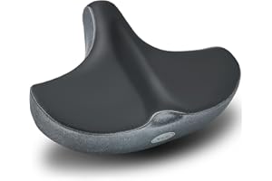 YLG Oversized Bike Seat, Bicycle Seat for Women Men Extra Comfort Wide, Comfortable Bike Saddle for Peloton Exercise Bikes, E