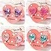 Elesa Miracle Girl Earrings 4pc Mixed Shaped Clip-on Earrings Princess Jewelry Value Set