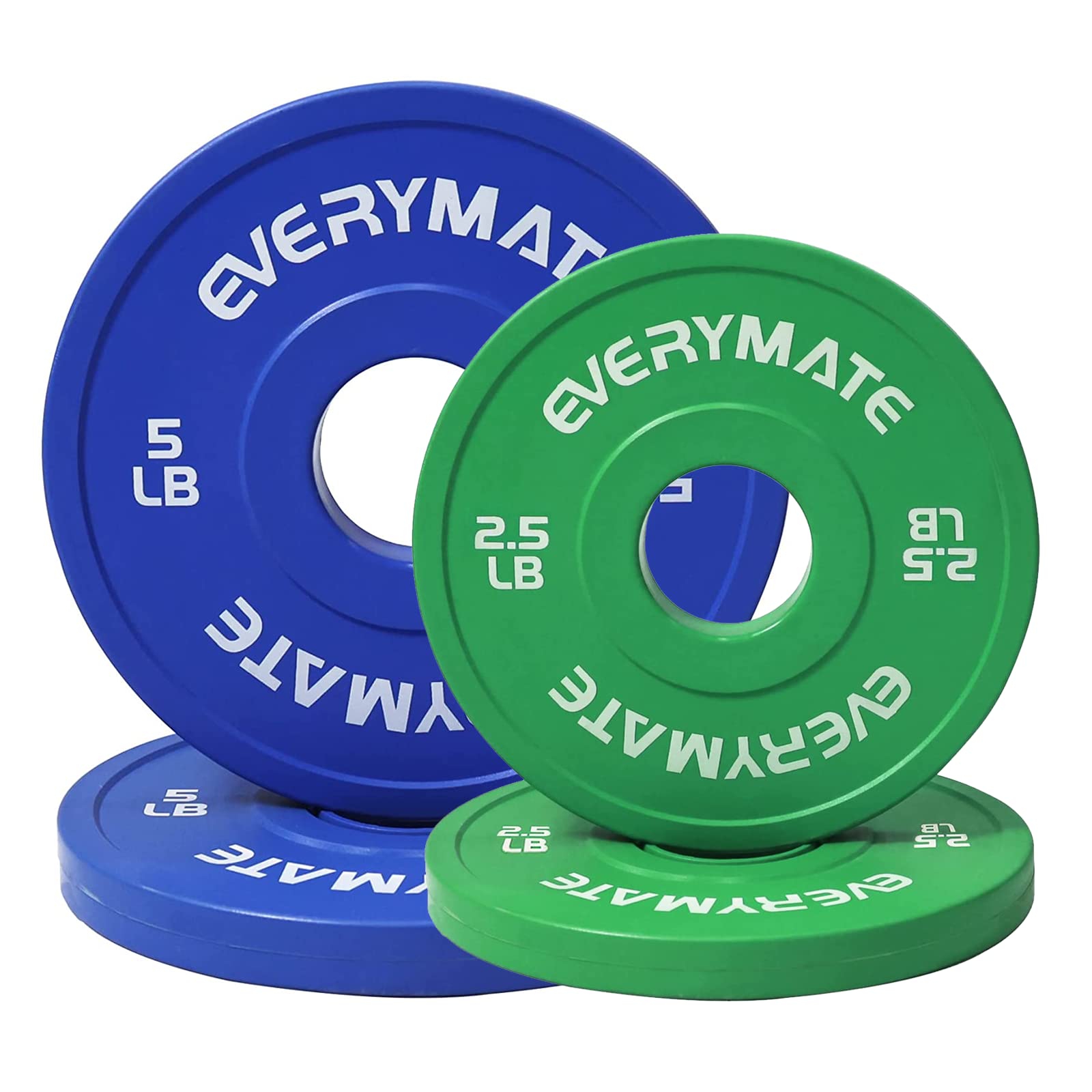Pound Weights RitFit Color Bumper Plates Olympic 2-Inch Rubber