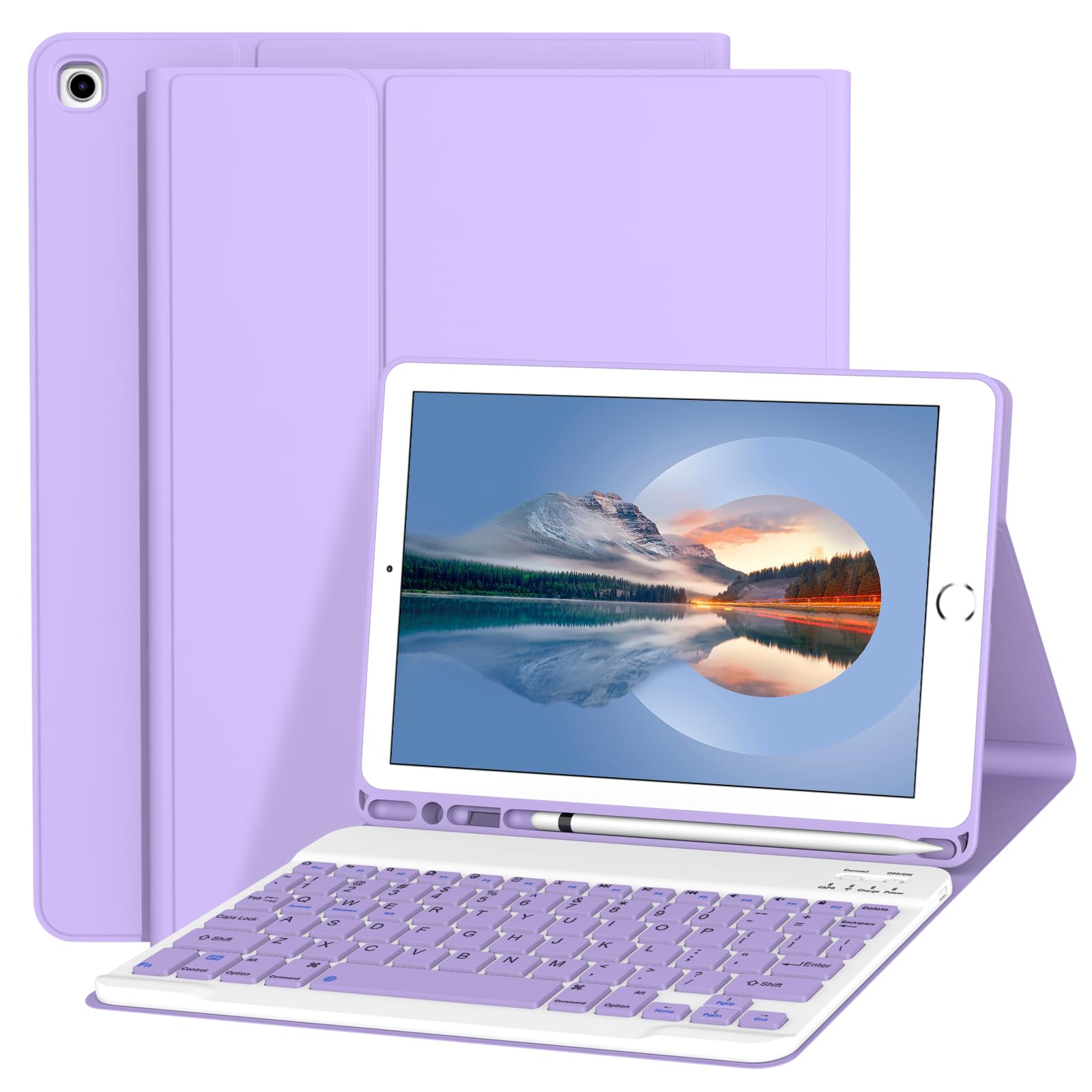 Divufus Keyboard Case for iPad 9th/8th/7th
